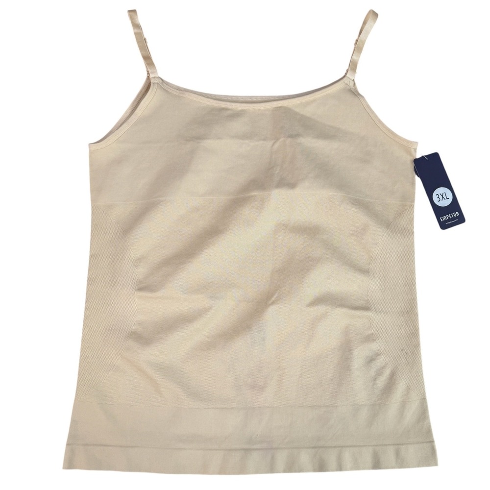 Empetua Scoop Neck Cami Shapewear Camisole Beige Nude 3XL New With Tags